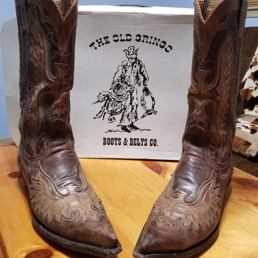 Old Gringo 9D inlay double eagle brown cowboy/western boots